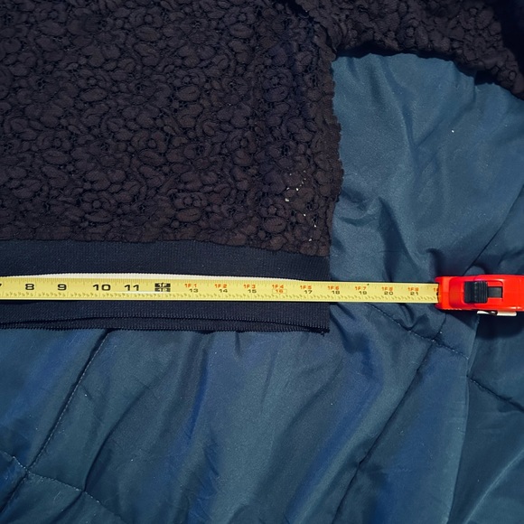 ZARA WOMAN • Black Long Sleeve Lace Top • sz S - Picture 5 of 10